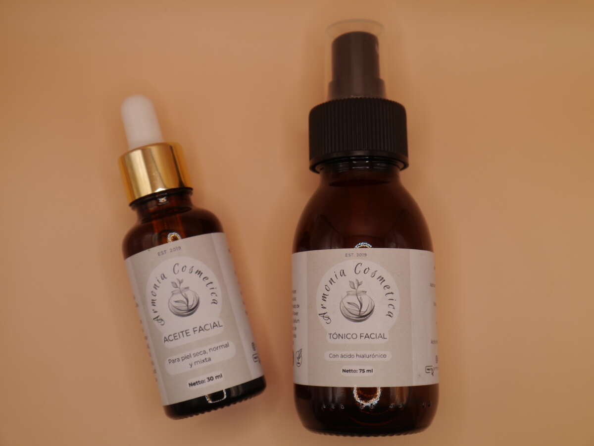 Aceite facial y tónico