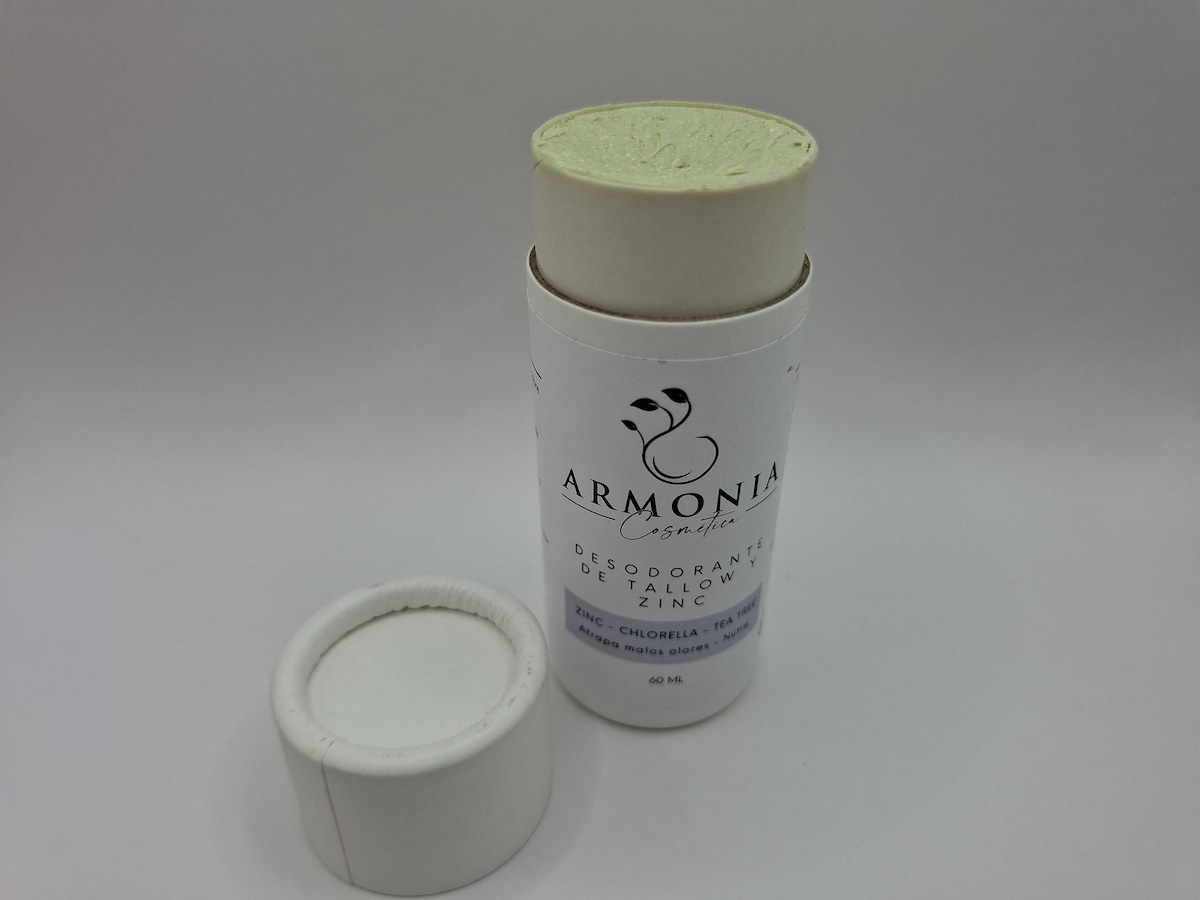 Desodorante de tallow y zinc