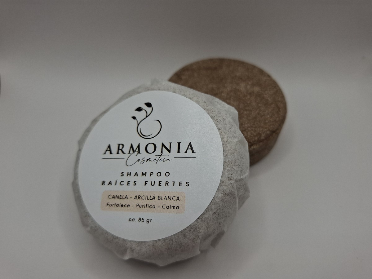 Shampoo sólido de canela "Raíces Fuertes"